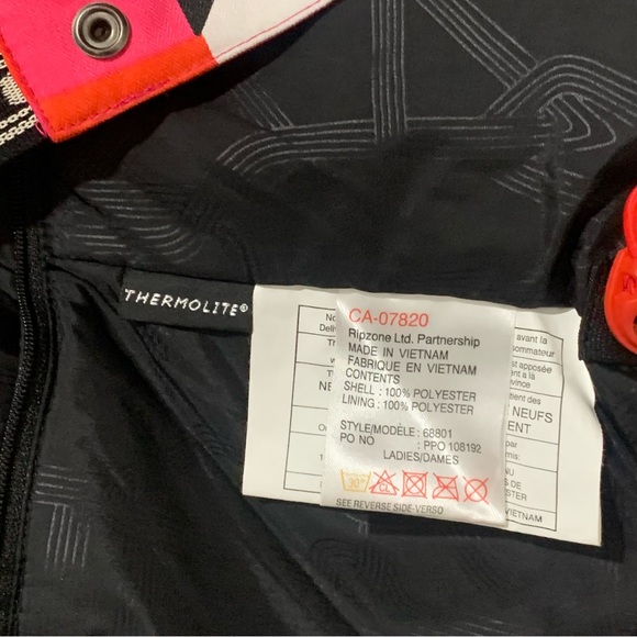 Trilogy Powder Room Ski Jacket 20,000mm abstract Print Size XS Snowboarding - Picture 12 of 16